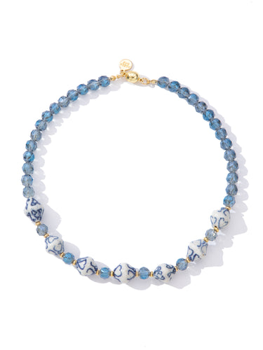 Santorini Necklace - Cobalt