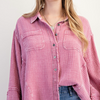 All The Buzz Button Down Top - 2 Colors!