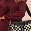 Dynamic Duo Crossbody Sling Bag - Black