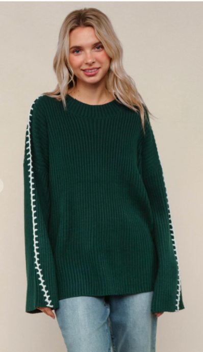 Stitch Perfect Sweater Top - 3 Colors!