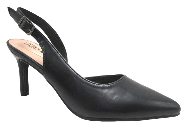 Roxie Pointed Heels - Black