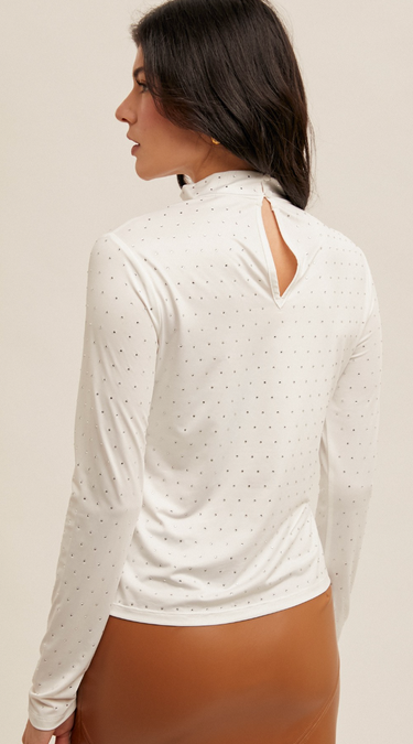 Rhinestone Chiller Top - 2 Colors!