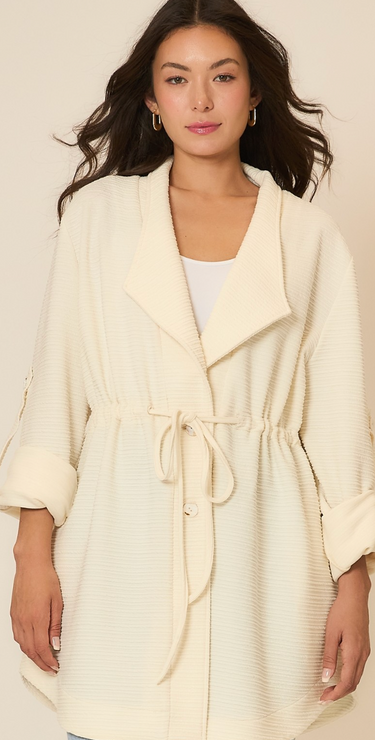 Crinkle Cut Jacket - 2 Colors!