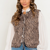 Untamed Beauty Quilted Leopard Vest