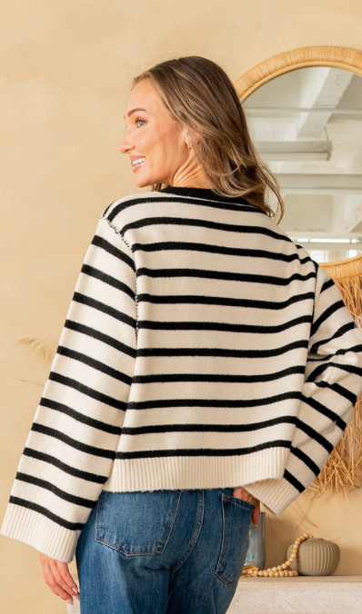 Effortless Charm Striped Sweater