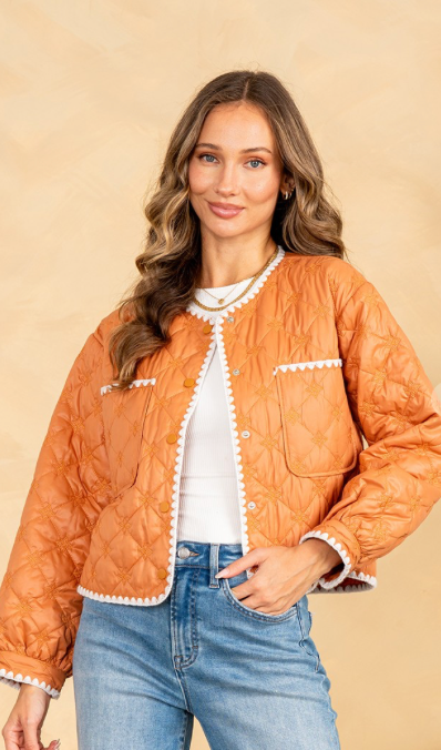 Sweet Spice Quilted Jacket