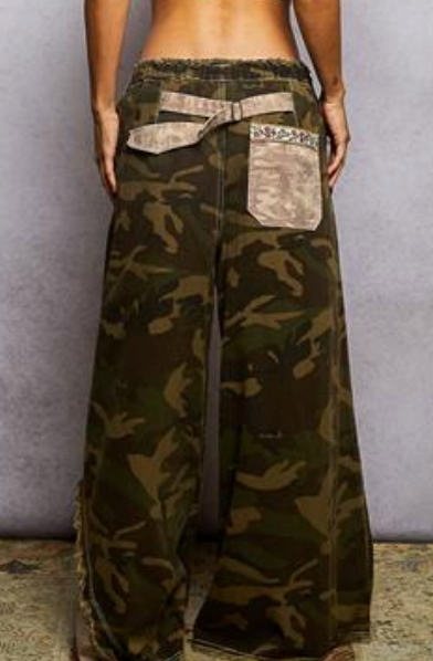 Protect & Serve Camo Pants - Olive Camo