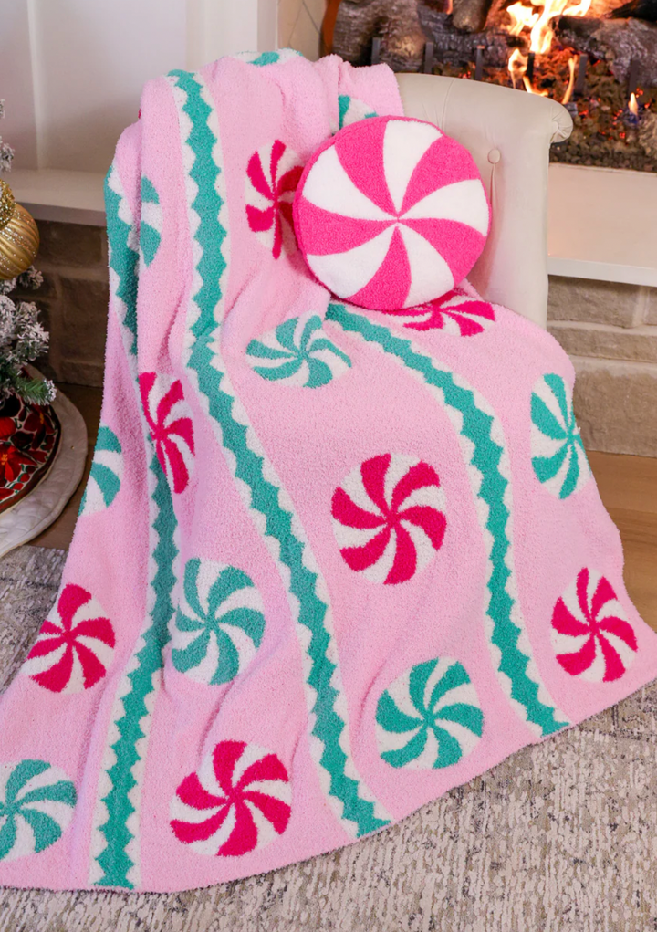 Pink Wintermint Blanket