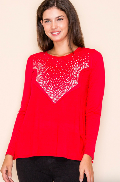 The Dazzle Lane Top - 3 Colors!