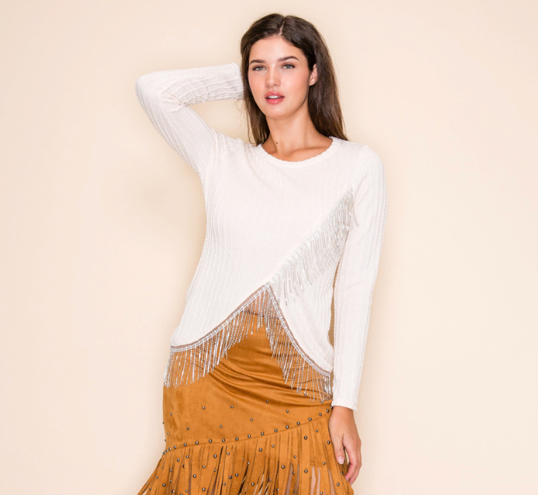 Rhinestone Rodeo Top - 2 Colors!