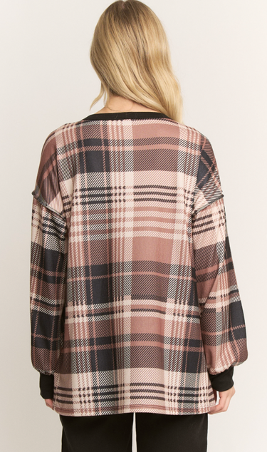 Guiding Light Plaid Top