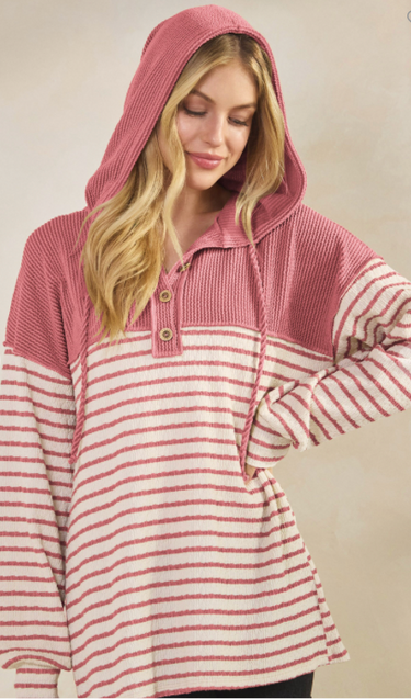 Coastal Chill Hooded Top