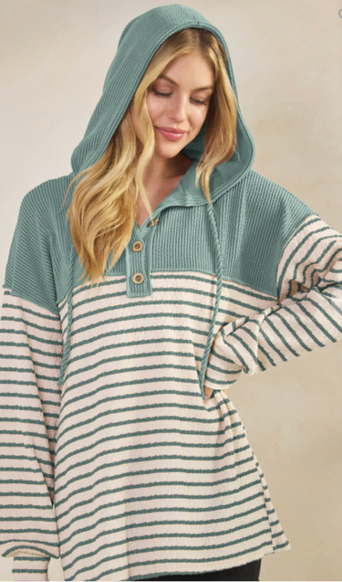 Coastal Chill Hooded Top