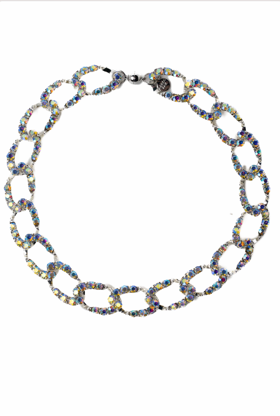 A Groovy Kind Of Love Necklace - Liquid Metallic Pearl White