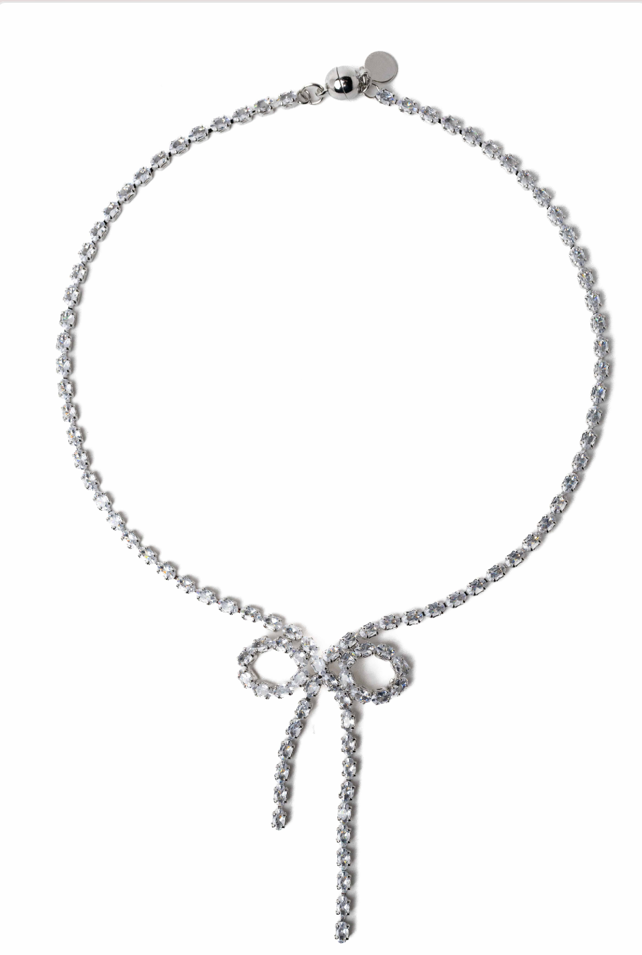 Gift Of Love Necklace Earring Set - Silver