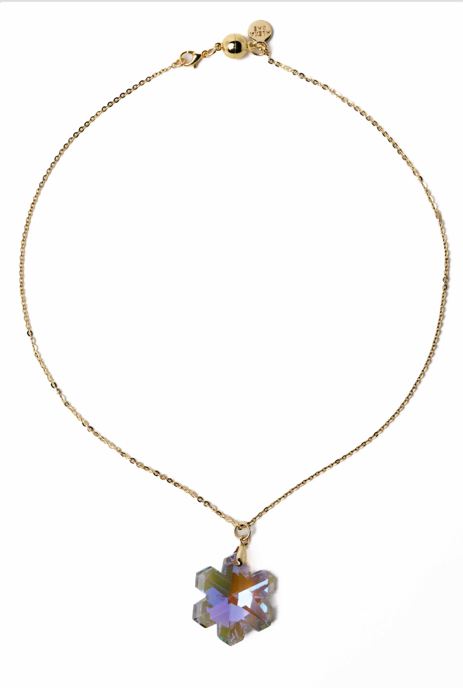 Santa's Sparkle Necklace - Lilac Mist