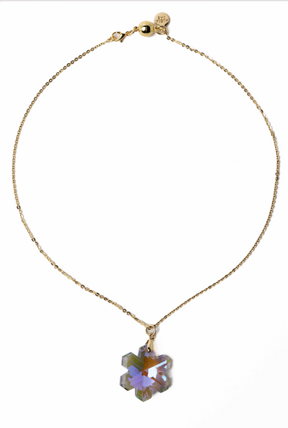 Santa's Sparkle Necklace - Lilac Mist