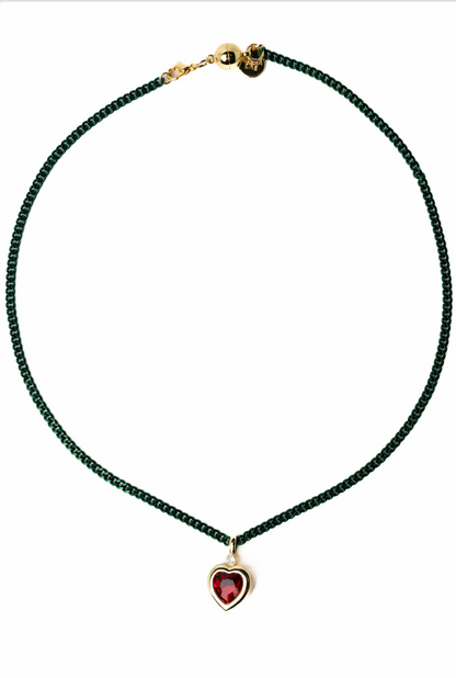 Miracle On 34th Street Necklace - Mistletoe