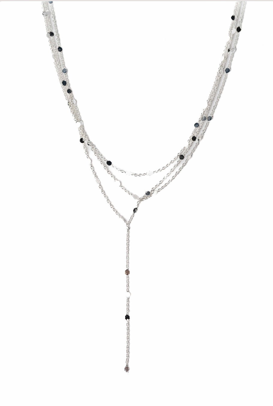 Girls Like You Necklace - Liquid Metallic Pearl White