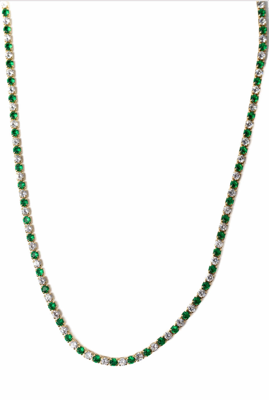 Snowspell Necklace - Emerald