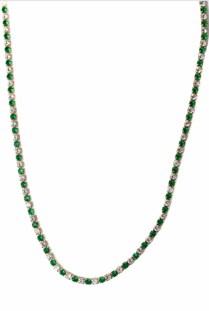 Snowspell Necklace - Emerald