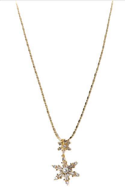 It's A Wonderful World Necklace - Snowflake