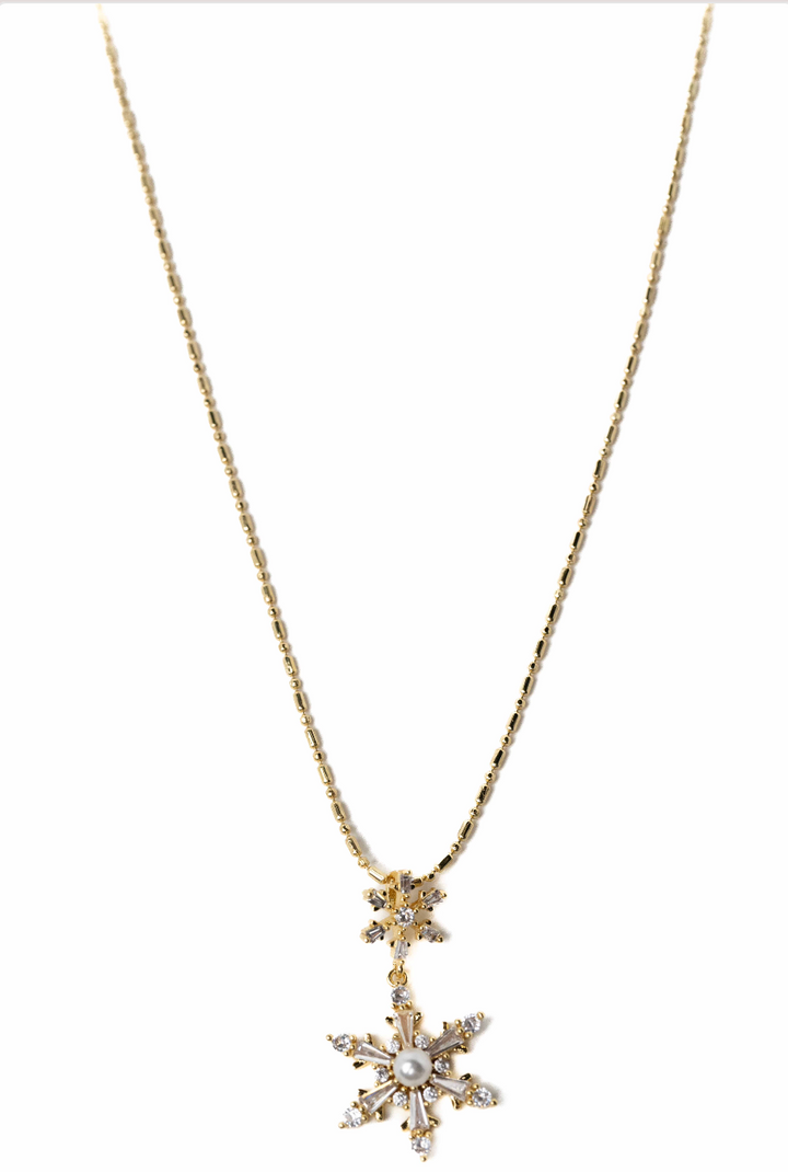 It's A Wonderful World Necklace - Snowflake