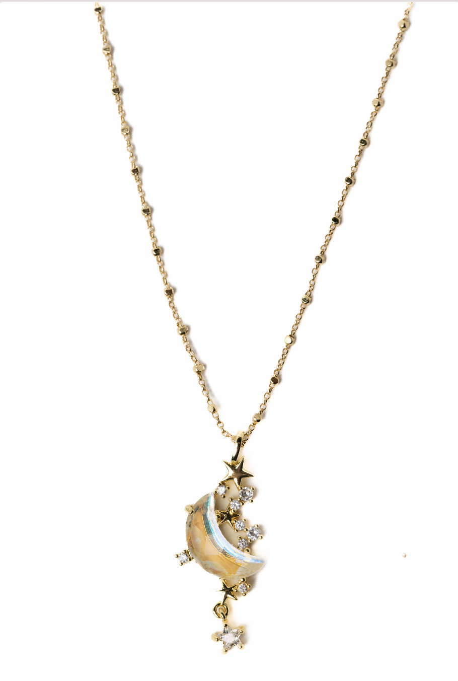 It's A Wonderful World Necklace - Moonlight Glow