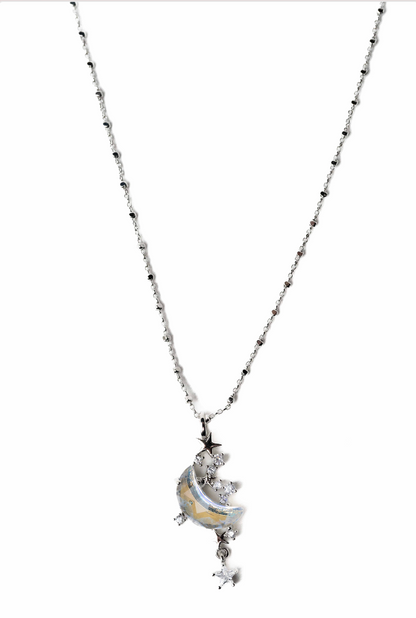 It's A Wonderful World Necklace - Moonlight Glow