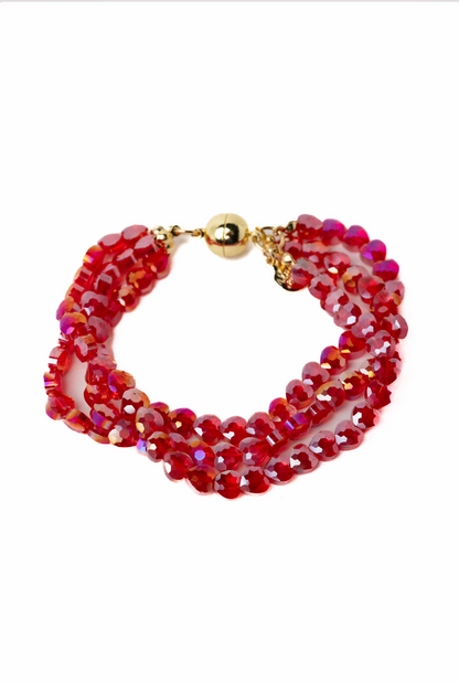 Christmas Kiss Bracelet - Ruby Kiss