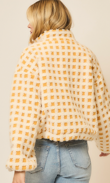 Checking In Jacket - Gold