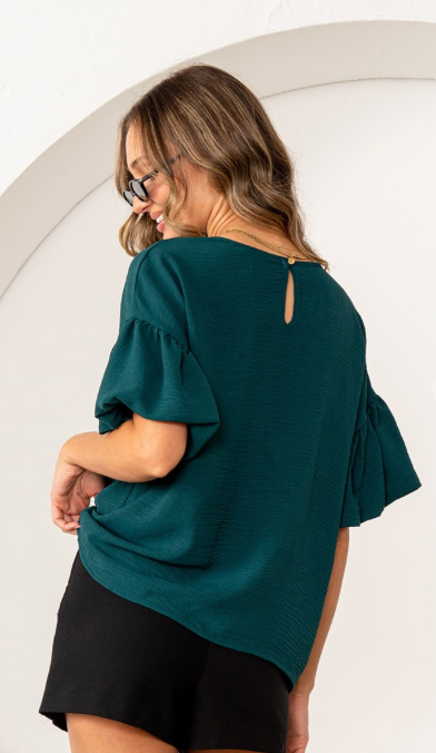 Add A Little Ruffle & Flare Top