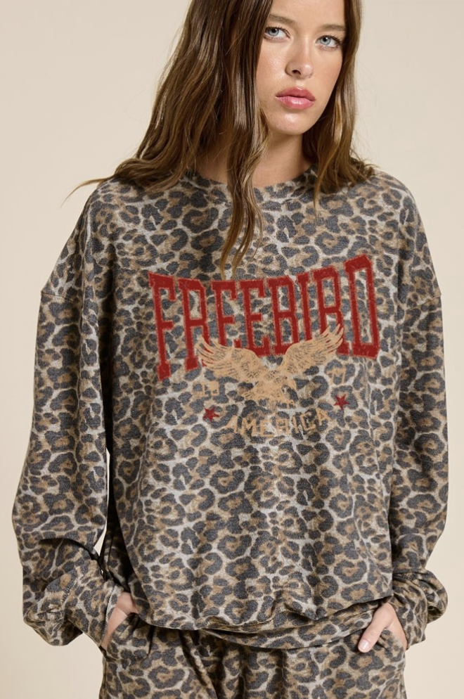 Free Bird Graphic Top - 2 Colors!