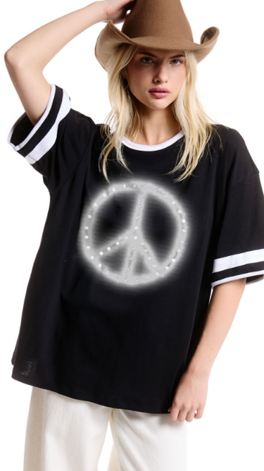 Pretty In Peace Graphic Tee - 2 Colors!