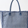 Checkered Fringe Tote Bags - 3 Colors!