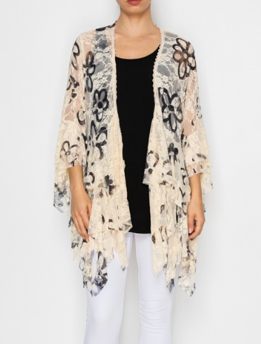 Doodle Me Daisies Cardigan