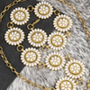 Round Stone Bead Concho Belt - 3 Colors!