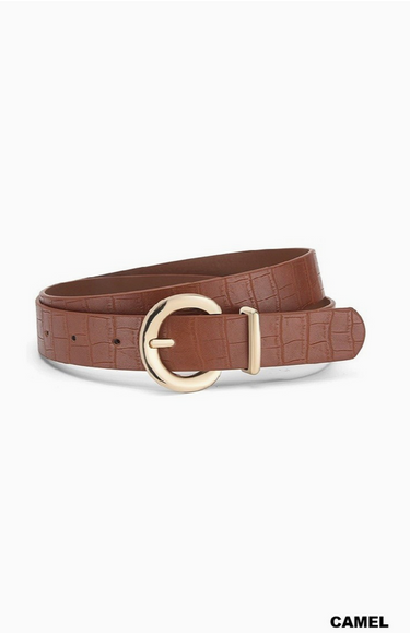 Pinned Gold Buckle Belt - 4 Colors!