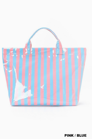 Striped Tote Bag - 5 Colors!