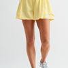 On The Go Flutter Shorts - Yellow Glow