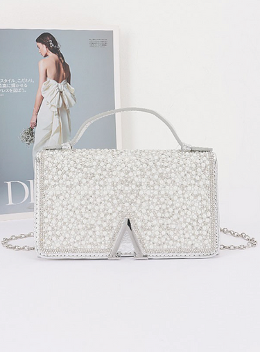 Clutch Your Pearls Flap Clutch - 2 Colors!