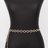 Interlock Rhinestone Circle Chain Belt - 2 Colors!