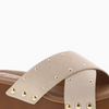 Uma Studded Platform Sandals - Beige