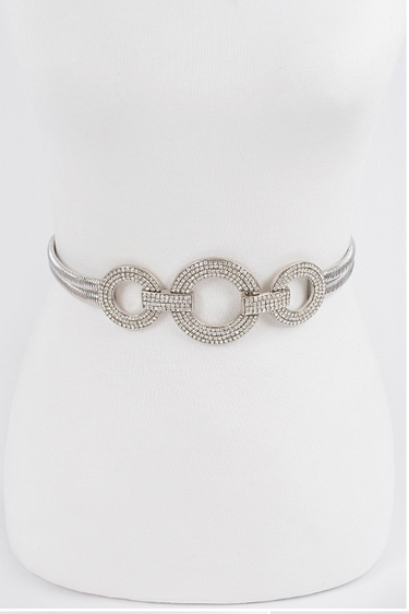 Sparkle Statement Stretch Belt