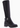 Aqua Knitted High Knee Boots - Black Pu