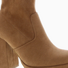 East Platform Booties - Camel