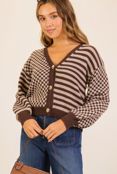On Your Marks Dual Cardigan - 2 Colors!