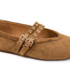 Corky's All Eyes On Me Flats - Camel Faux Suede