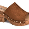 Corky's Gaslight Platform Heels - Chestnut