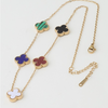 Lucky In Color Necklace - Gold Multi